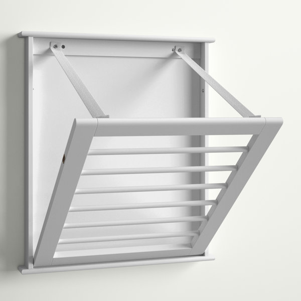 Andover Mills™ Folding Wall Mounted Drying Rack & Reviews Wayfair